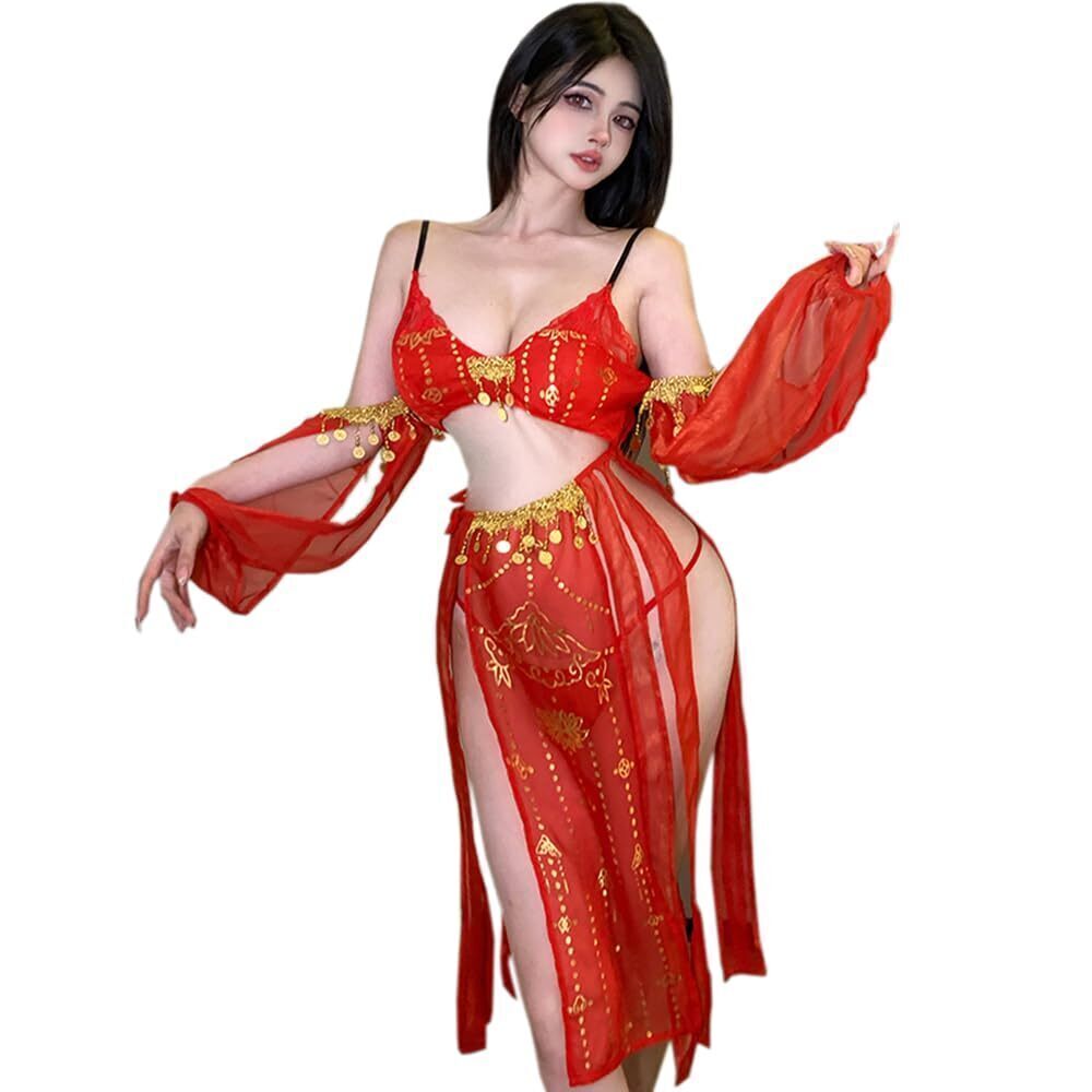 4232 Sexy Cosplay Lingeries Anime Maid Dress Halloween Chinaese Classical
